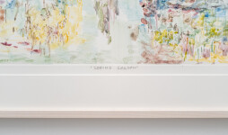 Pat Service celebrates the fresh, soft colours of a spring garden in this pretty impressionistic landscape. Image 6