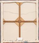 This minimalist abstract landscape painting of a lake at night is by Pat Service. Image 9