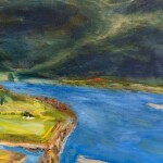 This lovely landscape rendered in a tapestry of rich colours was painted by Canada’s Pat Service. Image 7