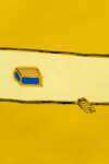 This contemporary abstract landscape of a lake is by Pat Service. Image 5