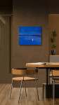 This contemporary abstract landscape of a sailboat at night is by Pat Service. Image 13