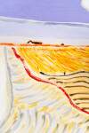 Pat Service has captured the big sky and wide-open spaces of the prairie in this charming colourful landscape. Image 9