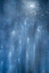 This contemporary abstract painting by Paul Fournier captures the night sky. Image 10