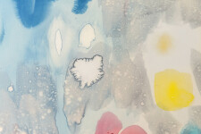 This contemporary, unique print is a colourful abstract by Paul Fournier. Image 6