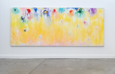 This expressive abstract painting is Paul Fournier’s vision of spring colors. Image 2
