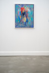 This large abstract expressionist painting by Paul Fournier has a tropical theme. Image 2