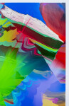 This contemporary abstract colorful collage is a print made by Paul Fournier. Image 9