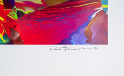 This contemporary abstract colorful collage is a print made by Paul Fournier. Image 3