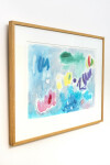 This contemporary, unique print is a colourful abstract by Paul Fournier. Image 3