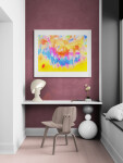 This contemporary abstract colorful collage is a digital print made by Paul Fournier. Image 10