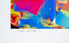 This contemporary abstract colorful collage is a print made by Paul Fournier. Image 2