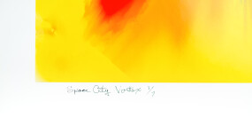 This contemporary abstract colorful collage is a digital print made by Paul Fournier. Image 2