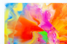 This contemporary abstract colorful collage is a digital print made by Paul Fournier. Image 6