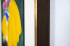 This contemporary abstract acrylic painting by Paul Fournier has a tropical theme. Image 12