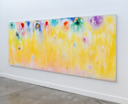 This expressive abstract painting is Paul Fournier’s vision of spring colors. Image 4