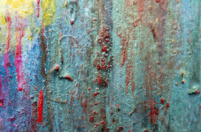 This contemporary abstract painting by Paul Fournier captures the tropical colours of the Caribbean. Image 3