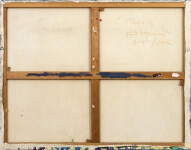 This abstract acrylic painting by Paul Fournier is in tropical colours. Image 16