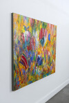 This abstract acrylic painting by Paul Fournier is in tropical colours. Image 2