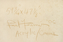 This abstract acrylic painting by Paul Fournier is in tropical colours. Image 17