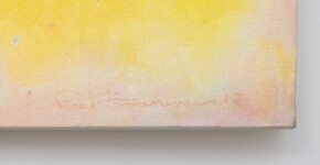This expressive abstract painting is Paul Fournier’s vision of spring colors. Image 12