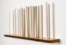 This wall-mounted ceramic sculpture is by award-winning Canadian artist Paula Murray. Image 4
