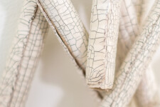 This contemporary sculptural ceramic wall composition is by Paula Murray. Image 10