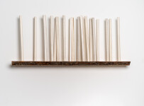 This wall-mounted ceramic sculpture is by award-winning Canadian artist Paula Murray. Image 2