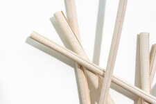 This contemporary sculptural ceramic wall composition is by Paula Murray. Image 5