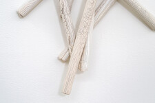 This contemporary sculptural ceramic wall composition is by Paula Murray. Image 5