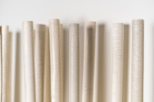 This wall-mounted ceramic sculpture is by award-winning Canadian artist Paula Murray. Image 7