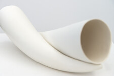 This contemporary white porcelain tabletop sculpture is by Paula Murray. Image 5