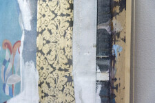 The theater of high fashion is captured in this imaginative mixed media painting by Canadian artist Peter Hoffer. Image 9