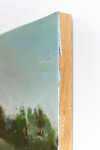 A stand of trees is framed by scumbled washes of blue, white and light pink in this atmospheric landscape by Peter Hoffer. Image 10