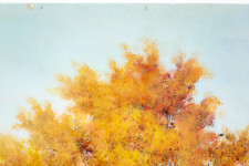 This contemporary landscape painting of a tree was created by a Canadian artist. Image 7