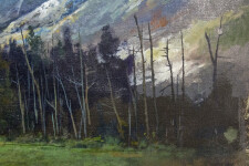 The iconic presence of a Mountie in red serge on a ghostly white horse is set against the epic backdrop of a mountain landscape. Image 3