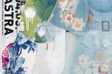 The theater of high fashion is captured in this imaginative mixed media painting by Canadian artist Peter Hoffer. Image 2