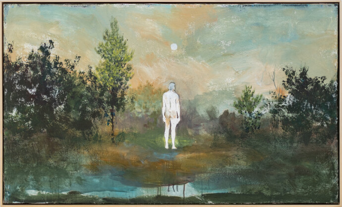 This contemporary landscape painting is by Peter Hoffer.