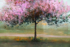 This contemporary landscape painting of a tree was created by Peter Hoffer, respected in the international art world as a fine contemporary … Image 6