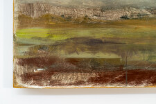 This contemporary mixed media landscape featuring a fruit tree is by Peter Hoffer. Image 5