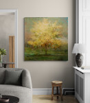 This contemporary landscape painting of a tree was created by a Canadian artist. Image 12