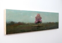 This contemporary landscape painting of a tree was created by a Canadian artist. Image 9