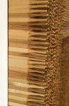 Comprised of 22000 pieces of individually hand whittled square dowls and over fifteen different species of wood - maple, oak, white cedar, r… Image 3