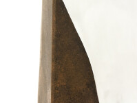 This compelling minimalist sculpture by Quebec’s Philippe Pallafray is hand forged in stainless steel. Image 4