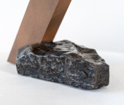 This contemporary indoor metal sculpture was hand forged by Philippe Pallafray. Image 5