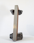 This contemporary indoor metal sculpture was hand forged by Philippe Pallafray. Image 2