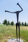 Pointing Figure Homage to Giacometti Image 2