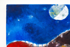 This contemporary acrylic painting of a walrus is by Metis artist Rick Rivet. Image 10