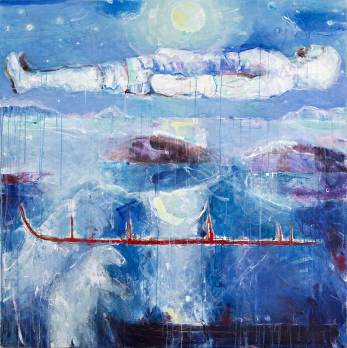 The haunting images of a doomed 19th-century Arctic exploration are the powerful theme behind this series of abstract paintings by Rick Rive…