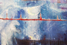 The haunting images of a doomed 19th-century Arctic exploration are the powerful theme behind this series of abstract paintings by Rick Rive… Image 8