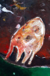 This contemporary acrylic painting of a walrus is by Metis artist Rick Rivet. Image 7